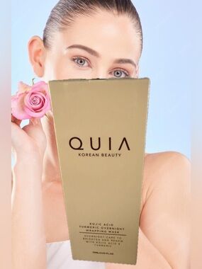 QUIA Korean Beauty Kojic Acid Turmeric Overnight Mask - Gold